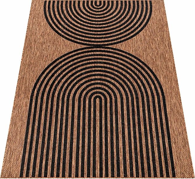 Paco Home Teppich "Illusion 328" rechteckig 4 mm Höhe Flachgewebe, Scandi L günstig online kaufen