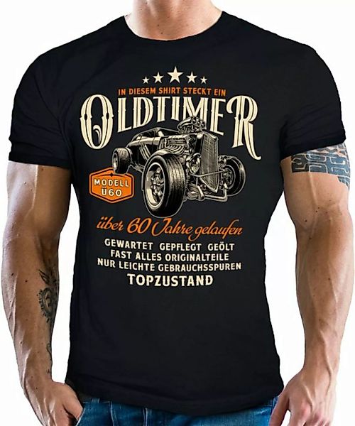 LOBO NEGRO® T-Shirt als Geschenk für Männer zum Geburtstag - Oldtimer über günstig online kaufen