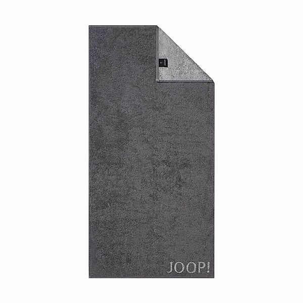 JOOP! Handtücher Classic Doubleface 1600 Anthrazit - 77 Handtücher grau Gr. günstig online kaufen