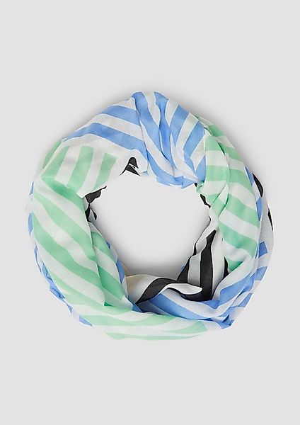 s.Oliver Loop Snood, Gestreifter Loop-Schal günstig online kaufen
