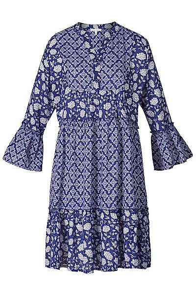 Himalaya Clothing Sommerkleid Kleid Damen aus fließender Viskose - Blumenkl günstig online kaufen