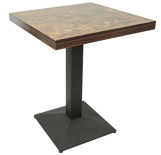 JEOBEST Esstisch Esszimmertisch 60x60cm mit Holzplatte, Quadratisch Küchent günstig online kaufen