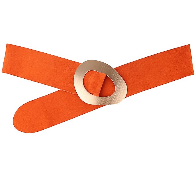 MIRROSI Taillengürtel aus Echtleder Große Schnalle mit breitem Bund (7cm Br günstig online kaufen