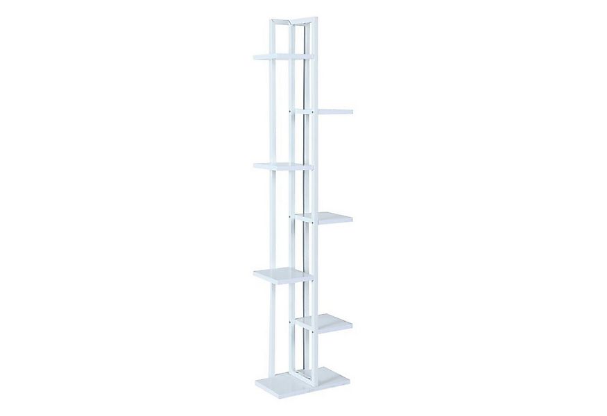 en.casa Blumenständer, Somero Pflanzenregal 150x34x21cm Weiß günstig online kaufen