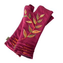 Vishes Armstulpen Bestickte Damen Handschuhe Stulpen günstig online kaufen