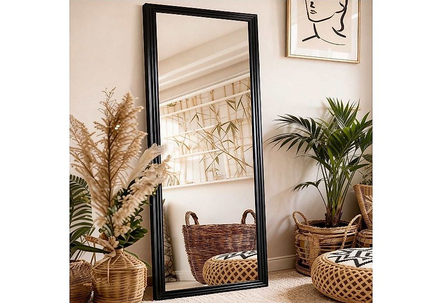 BBG Ganzkörperspiegel 160x50 cm Ganzkörperspiegel, Massivholz mit quadratis günstig online kaufen