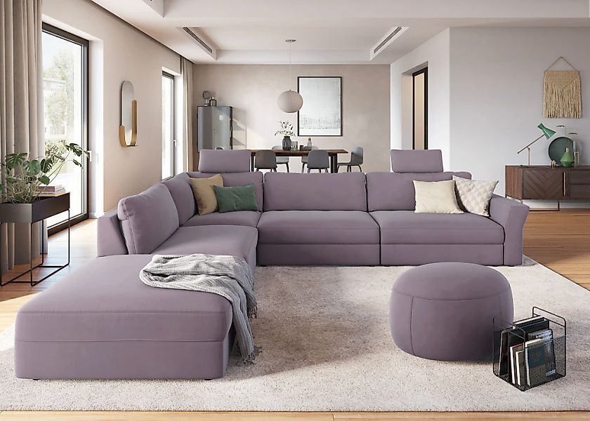 sit&more Ecksofa "Cadabra L-Form", Breite 356 cm, mit Sitztiefenverstellung günstig online kaufen