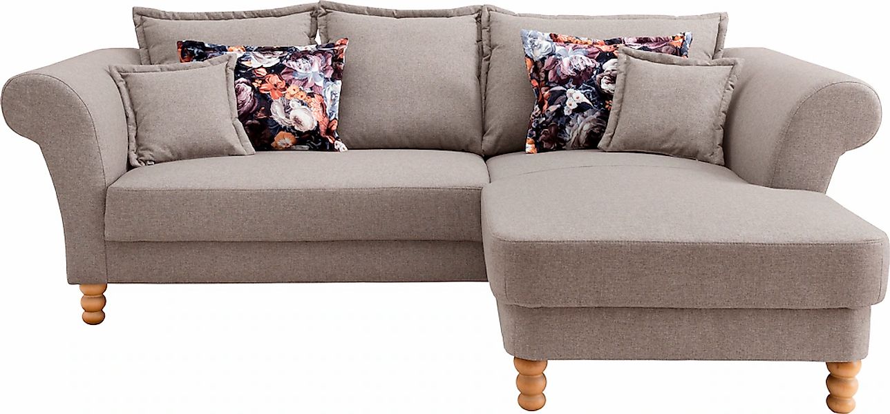 Home affaire Ecksofa "Tassilo Mega Polsterecke mit Kaltschaum im Sitz, bequ günstig online kaufen