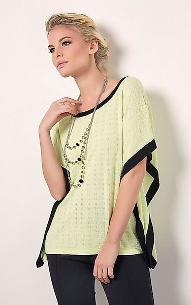 Passioni Blusenponcho Sommer Strukturstrick Poncho in günstig online kaufen