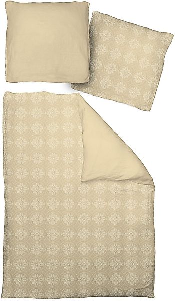 Adam Bettwäsche "Romantic Puligny light" 2 Stk. tlg. aus 100 % Bio-Baumwoll günstig online kaufen