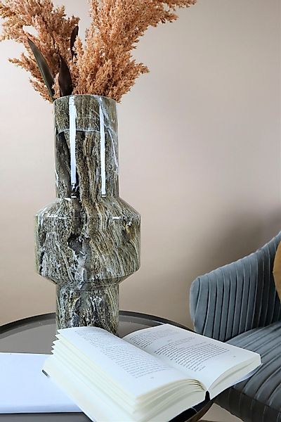 AM Design Tischvase »Marmoroptik«, (1 St.), Dekovase aus Metall, Höhe ca. 4 günstig online kaufen