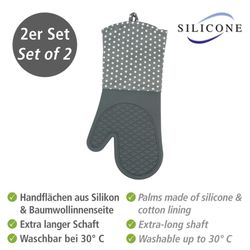 WENKO Topfhandschuhe Modell Silikon, (Set, 2-tlg), günstig online kaufen