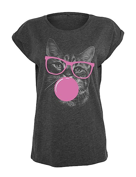 Youth Designz Print-Shirt "Cat Gum" Damen günstig online kaufen