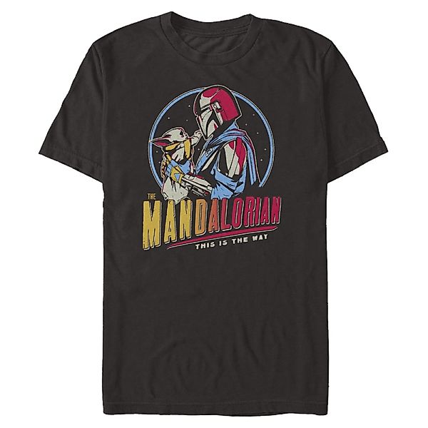 Star Wars - The Mandalorian - Mandalorian & the Child Dark Rainbow - Männer günstig online kaufen