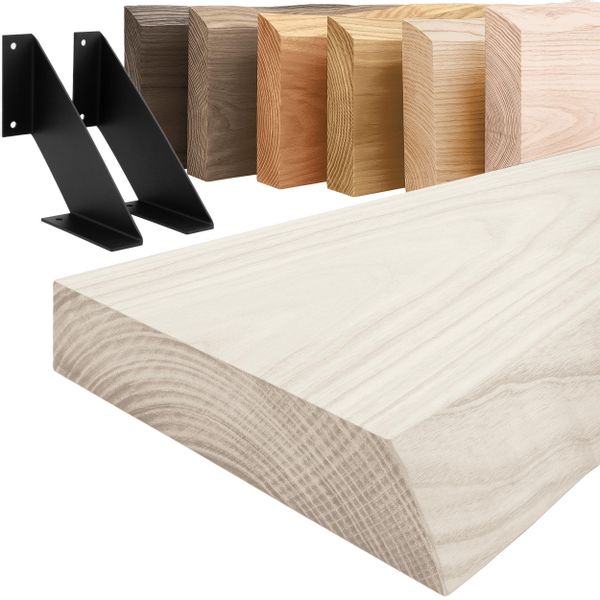 LAMO Manufaktur Wandregal mit schwarzem Vintage günstig online kaufen