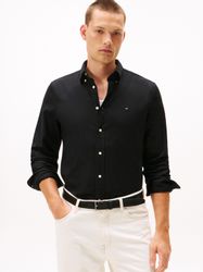 Tommy Hilfiger Langarmhemd FLEX FLANNEL SOLID günstig online kaufen