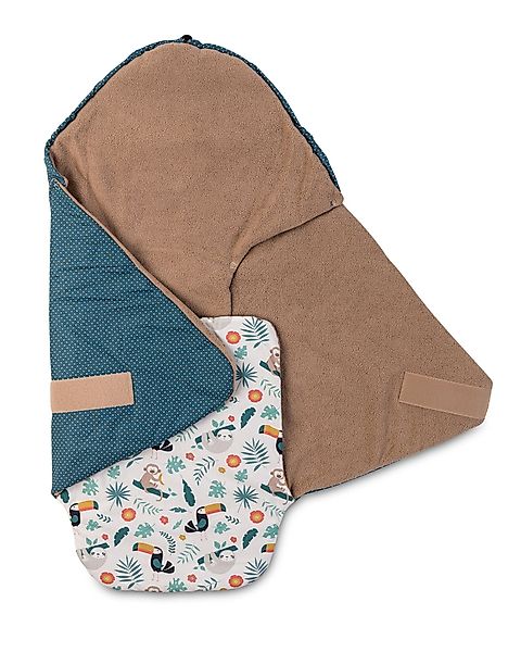 Einschlagdecke Sommer-Einschlagdecke Babyschale Dschungel (0 bis günstig online kaufen