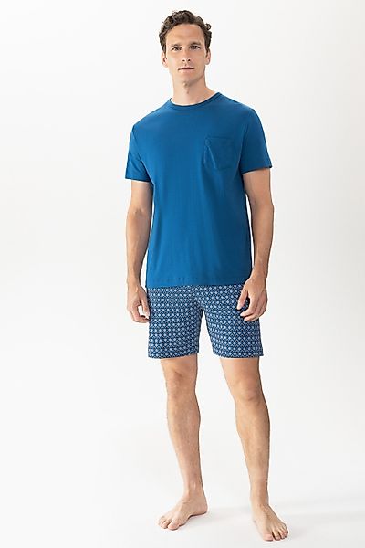Mey Schlafanzug Herren Serie Blue Flower günstig online kaufen