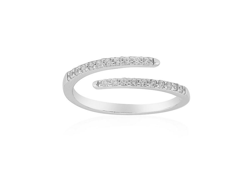 Cavill Silberring Cavill Zirkonring 925 Sterling Silber 0,25 ct moderner Of günstig online kaufen