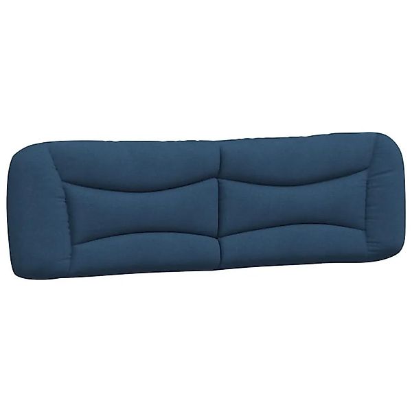 vidaXL Kopfteil-Kissen Hvar Blau 180 cm Stoff 374606 günstig online kaufen