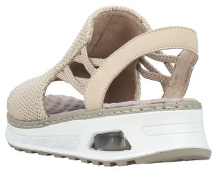 Rieker vegan Plateausandale Sommerschuh, Sandalette, Keilabsatz, günstig online kaufen