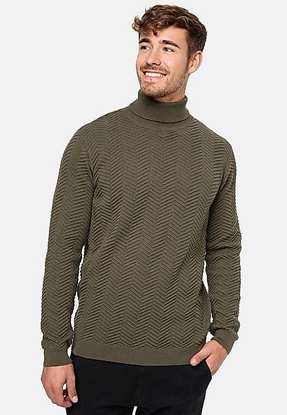 Indicode Rollkragenpullover Herren Saini Strickpullover Herrenpullover günstig online kaufen