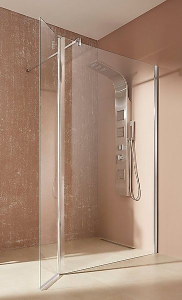 welltime Walk-in-Dusche Mailand, Einscheibensicherheitsglas, in 3 verschied günstig online kaufen