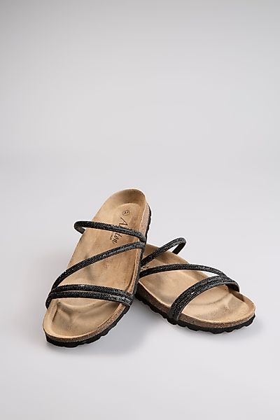 Aniston SHOES Pantolette, Sommerschuh, Strandschuh, Glitzersteine günstig online kaufen