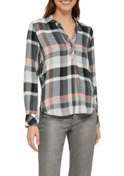 s.Oliver Langarmbluse mit Karo Muster günstig online kaufen