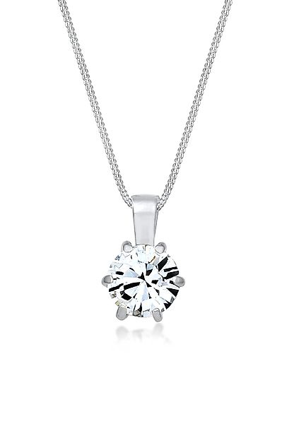 Elli Kette mit Anhänger Solitär Glas günstig online kaufen