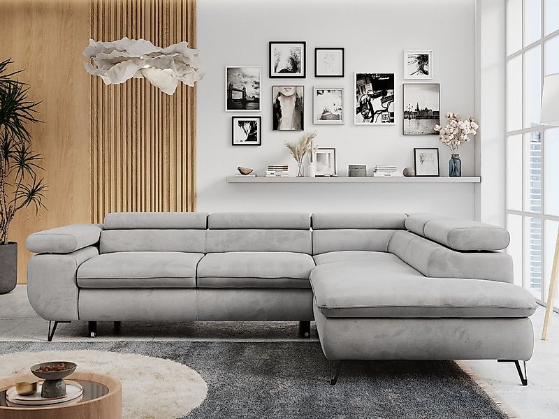 MKS MÖBEL Ecksofa PETER L, Set, Ecksofa L-form, HR35-Schaum, Wellenfederker günstig online kaufen