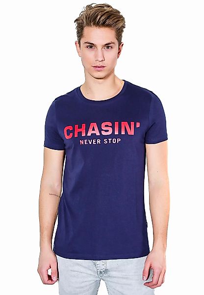 Chasin Herren T-Shirt DUELL Dunkelblau Speed Navy günstig online kaufen