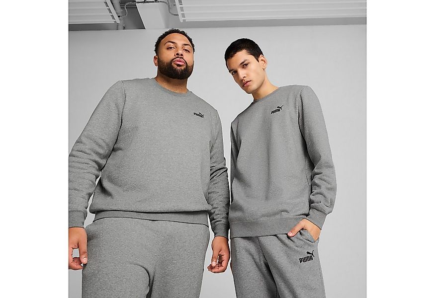 PUMA Langarmshirt "ESS SMALL NO. 1 LOGO CREW FL" mit Rundhalsausschnitt, sp günstig online kaufen