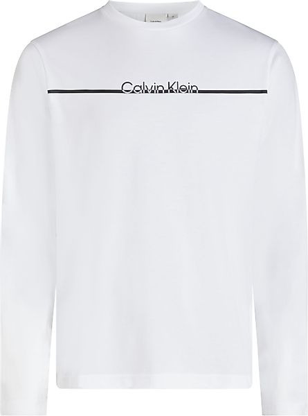 Calvin Klein Rundhalsshirt SPLIT LINE LOGO günstig online kaufen