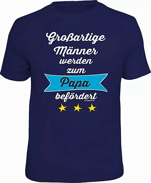 RAHMENLOS® T-Shirt Großartige Männer werden zum Papa befördert günstig online kaufen