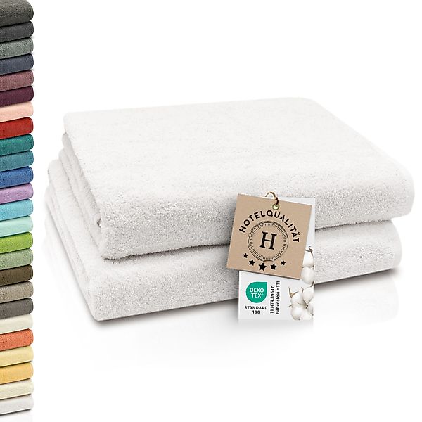 ZOLLNER Badetücher, Walkfrottier (2-St), Längssäume mit günstig online kaufen