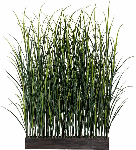 Creativ green Kunstpflanze "Kunststoffgras Raumteiler", im Holzkasten günstig online kaufen