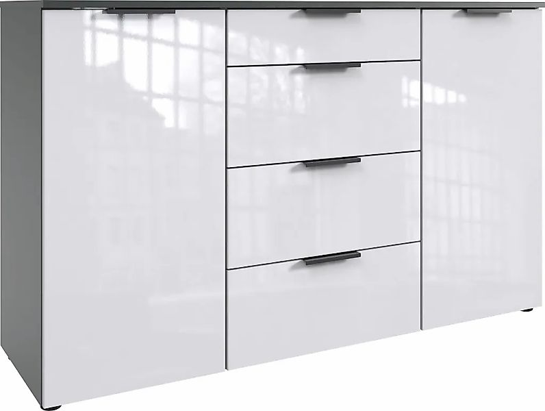 Wimex Kombikommode "level36 D by fresh to go", mit lackierten Hochglanz-Fro günstig online kaufen