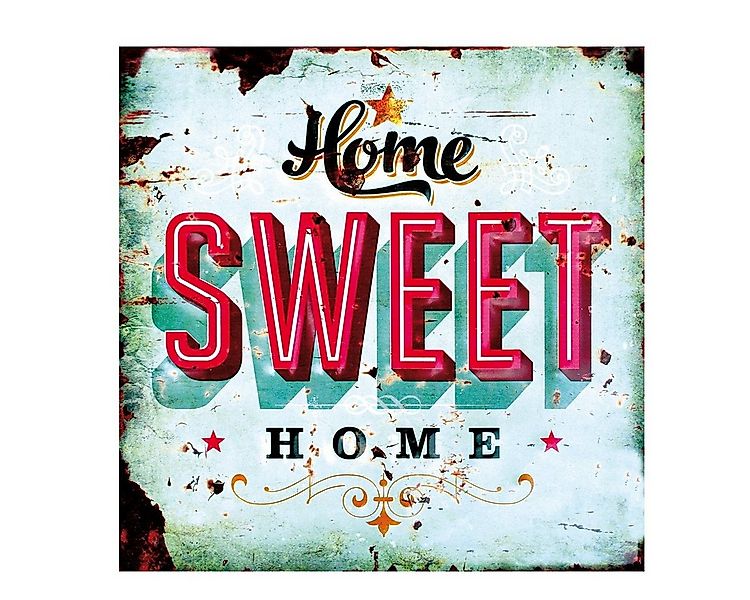 LB H&F Lilienburg Metallbild Blechschild Wandbild Küche Wohnzimmer modern k günstig online kaufen