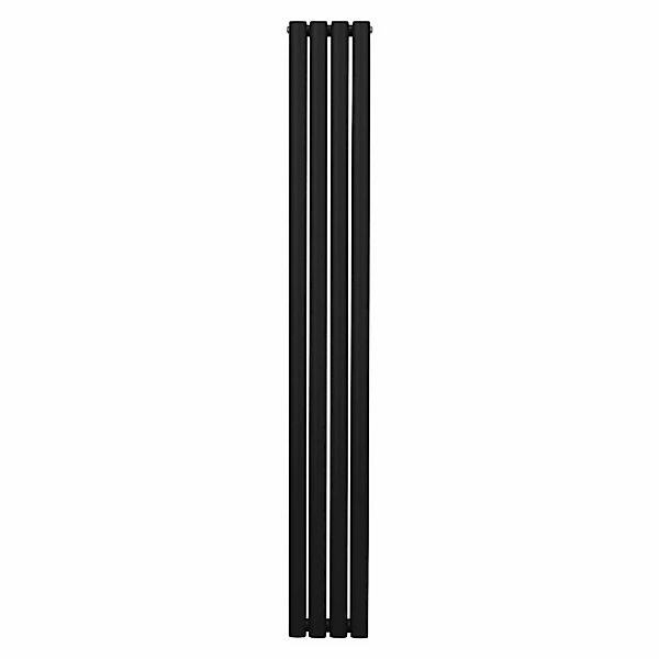 Monstershop Oval Röhrenheizkörper 1800mm x 240mm Schwarz günstig online kaufen