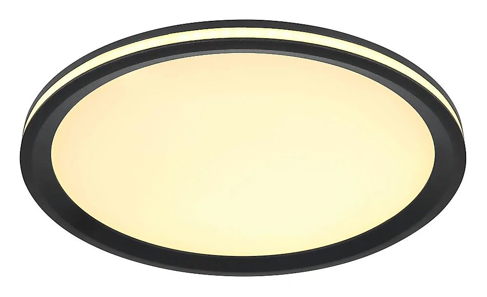 Globo Lighting Deckenleuchte   ¦ schwarz ¦ Maße (cm): B: 30 H: 5 T: 30.0 La günstig online kaufen