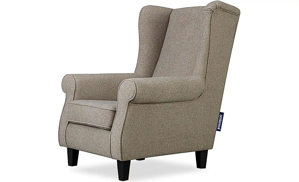 KONSIMO Ohrensessel  Miles ¦ braun ¦ Maße (cm): B: 82 H: 105 Polstermöbel > günstig online kaufen