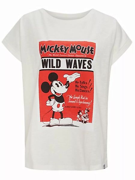 Recovered T-Shirt Mickey Mouse Wild Waves GOTS zertifizierte Bio-Baumwolle günstig online kaufen