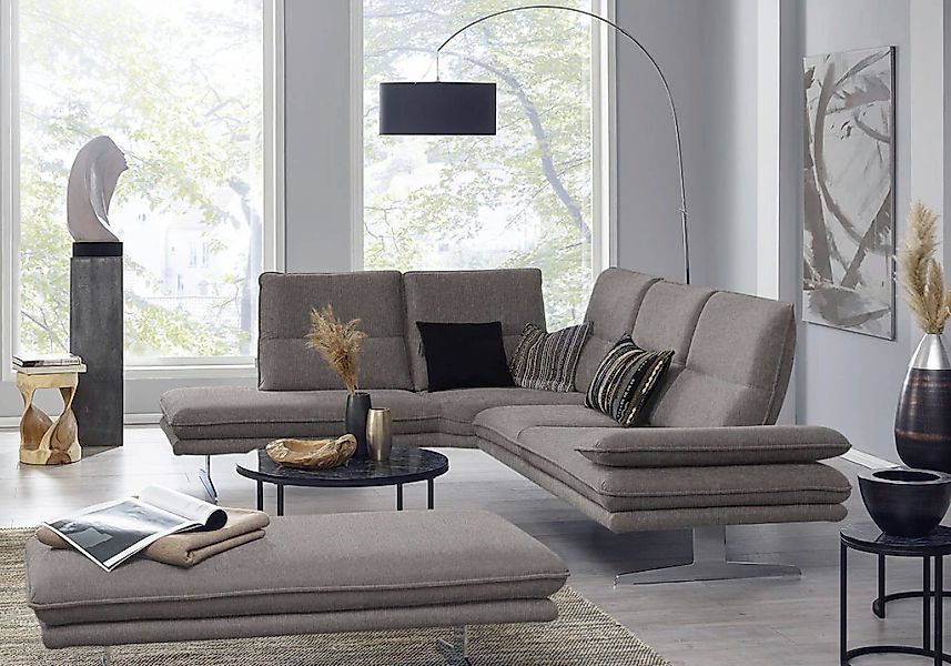 W.SCHILLIG Ecksofa "broadway, Designsofa, mit tollem Sitzkomfort, L-Form" S günstig online kaufen