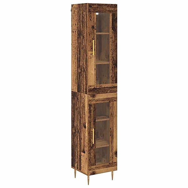 vidaXL Highboard Altholz 34,5 x 34 x 180 cm Holzwerkstoff 3415746 günstig online kaufen