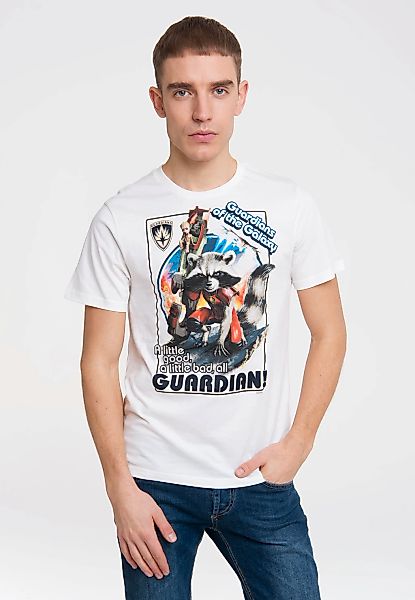 LOGOSHIRT T-Shirt "Guardians of the Galaxy - Rocket Raccoon" mit Rocket-Pri günstig online kaufen