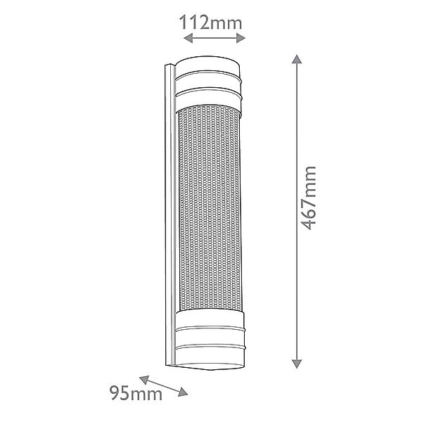 Wandlampe WILLARD, altmessing, Höhe 47 cm Metall/Glas 2x E14 günstig online kaufen
