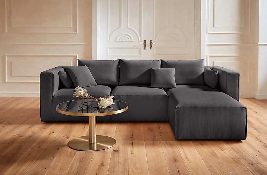 Home affaire Ecksofa "Comfine L-Form", zusammengesetzt aus Modulen, 3 Bezug günstig online kaufen