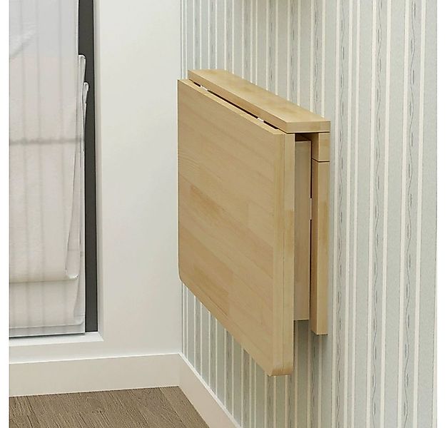 NUODWELL Klapptisch Klapptisch Wandmontierter, klein Platzsparend Schwebend günstig online kaufen