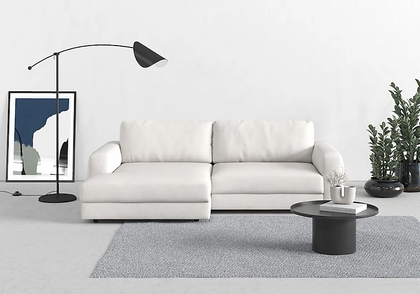 TRENDMANUFAKTUR Ecksofa "Bourbon, Mega Designsofa mit tollem Sitzkomfort, B günstig online kaufen